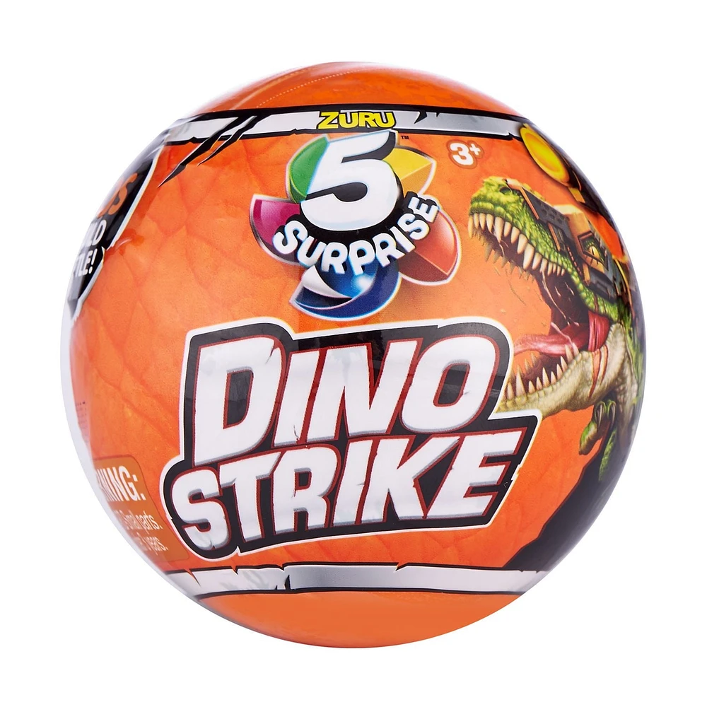 5 Surprise Dino Strike Mystery à collectionner par Zuru