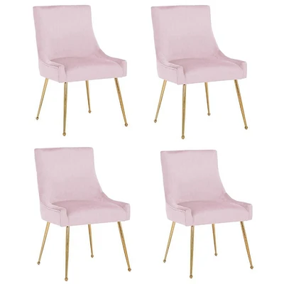CHAISE HEYE II en rose ENSEMBLE DE 4