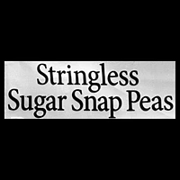 Peas, Sugar Snap