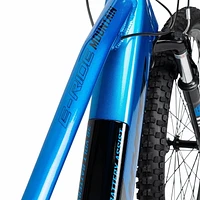 Hyper 26" 36V Electric Mountain Bike for Adults, Pedal-Assist, 250W E-Bike Motor, Blue
