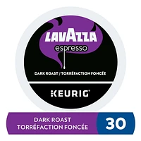 Lavazza Espresso, Dark Roast, K-Cup Coffee Pods, 30 Count, 30 Count