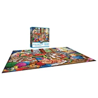 RoseArt - Colorluxe 1000 pièces – Chatons joyeux avec fil – Puzzle emboîtable pour adulte