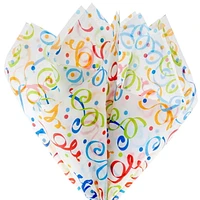 Papier de soie pour emballer les cadeaux, Hallmark (6 feuilles : confettis multicolores) pour les fêtes, les remises des diplômes, les célébrations