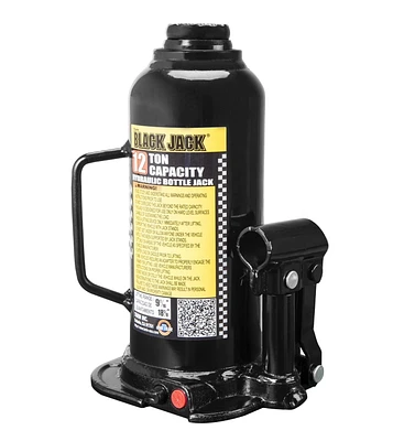 Cric hydraulique bouteille de 12 tonnes de la marque Black Jack 12 Tonnes Cric-bouteille