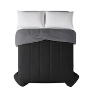 Mainstays Couette Noir Reversible Double/Grand MAINSTAYS PL EDREDON NOIR DBL/GRD