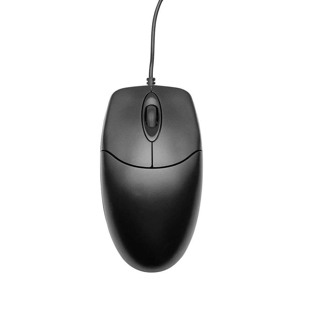 blackweb USB 2.0 Wired Optical Mouse (BWA21HO029C-Black)