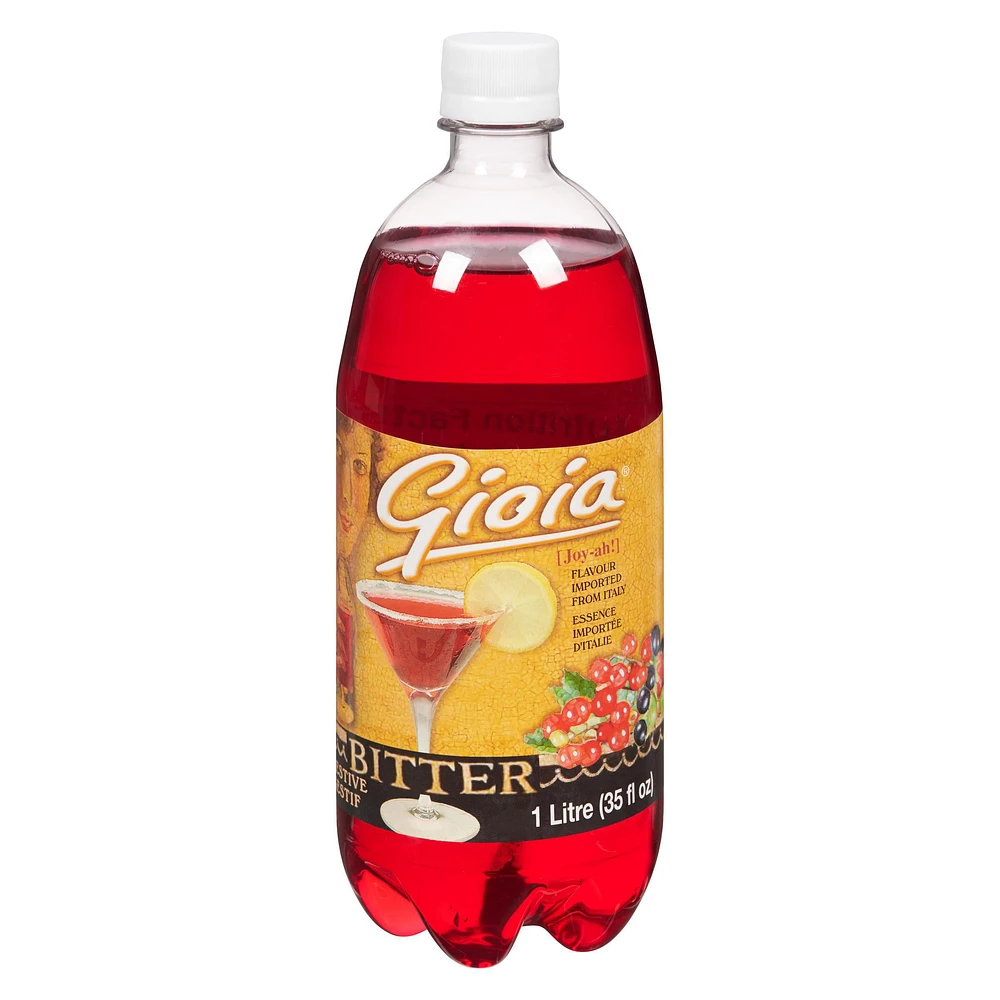 Gioia Bitter Non-Alcoholic Aperitif, 1 L