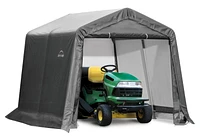 Shed-in-a-Box 10 pi (larg.) x 10 pi (prof.) x 10 pi (haut.) - Abri pointu - gris