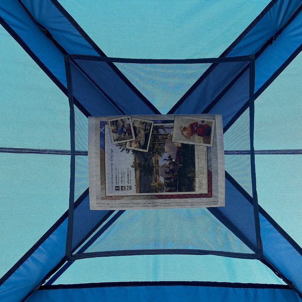 Ozark Trail Ensemble de Camping 3 Pièces - Bleu, Inclut 2 Sacs de Couchage, Capacité Maximale : 6 Personnes. Pack Tente 6 Personnes