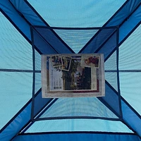 Ozark Trail Ensemble de Camping 3 Pièces - Bleu, Inclut 2 Sacs de Couchage, Capacité Maximale : 6 Personnes. Pack Tente 6 Personnes
