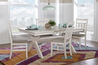 Padilla 5-Piece Dining Set, White