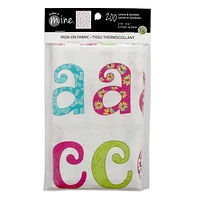 Fabric Creations Make It Mine 2 1/4" Lower Case Letters Iron-On Fabric