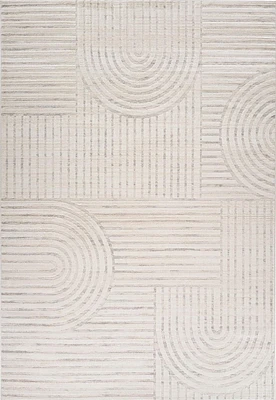 Rug Branch Astra Tapis d'intérieur moderne, beige crème, géométrique - Salon, Chambre