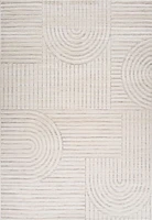Rug Branch Astra Modern Indoor Area Rug, Cream Beige, Geometric - Living Room, Bedroom, Dining Room