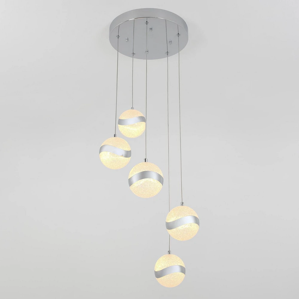 Artika luminaire Wavey à 5 lumières à DEL intégrées