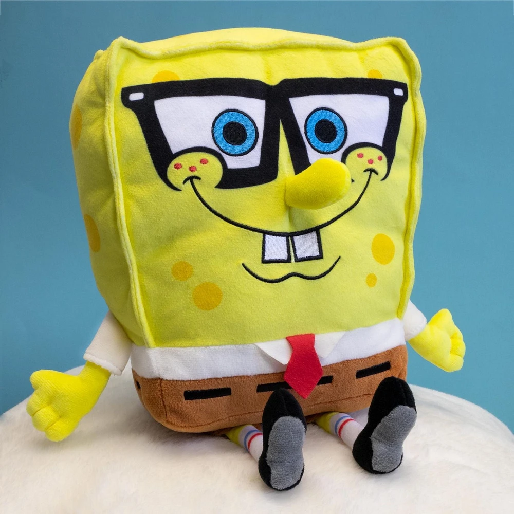Sponge Bob Medium Size Glasses Smile Plush