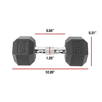 CAP Barbell Coated Hex Dumbbell, Single 3 - 100 lb