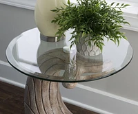 Table d'appoint Baleine William, Bois Flotté