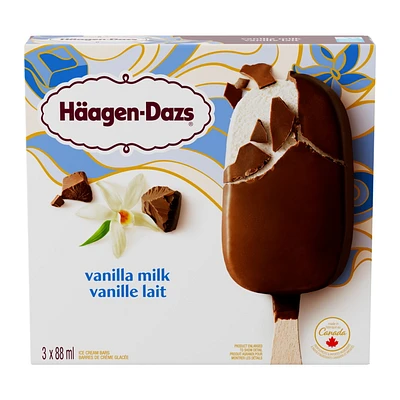 Barres de crème glacée HÄAGEN-DAZS® Vanille lait 3 x 88 ml 264 ML