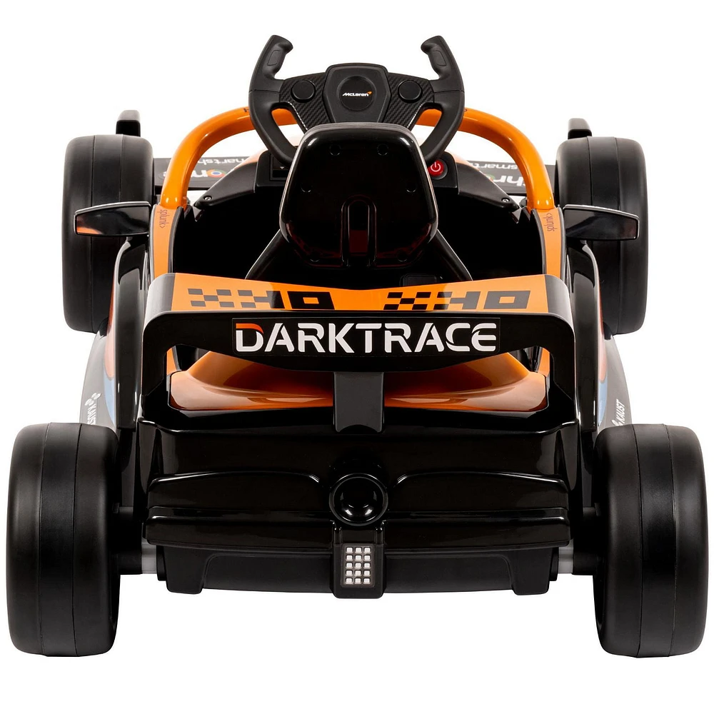 Voiture de course McLaren F1, batterie de 12v, jouet porteur pour les enfants de Huffy, noir