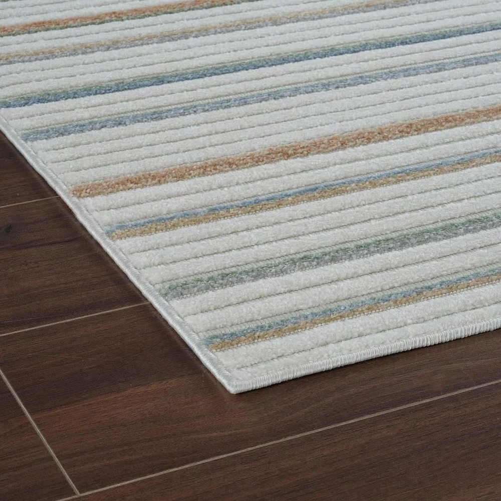 Tapis d'interieur exterieur abstrait Rug Branch Alfombra, beige creme, moderne - Salon, chambre, salle à manger et cuisine