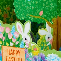 Carte en relief de Pâques – Paper Wonder de Hallmark (Lapins de Pâques)