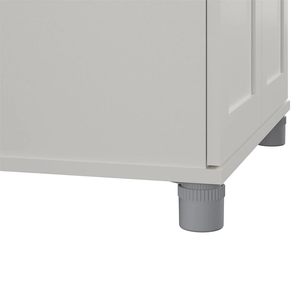 Systembuild Evolution Lory Framed Storage Cabinet with Drawer, White