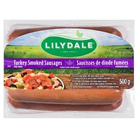Saucisses de dinde fumées