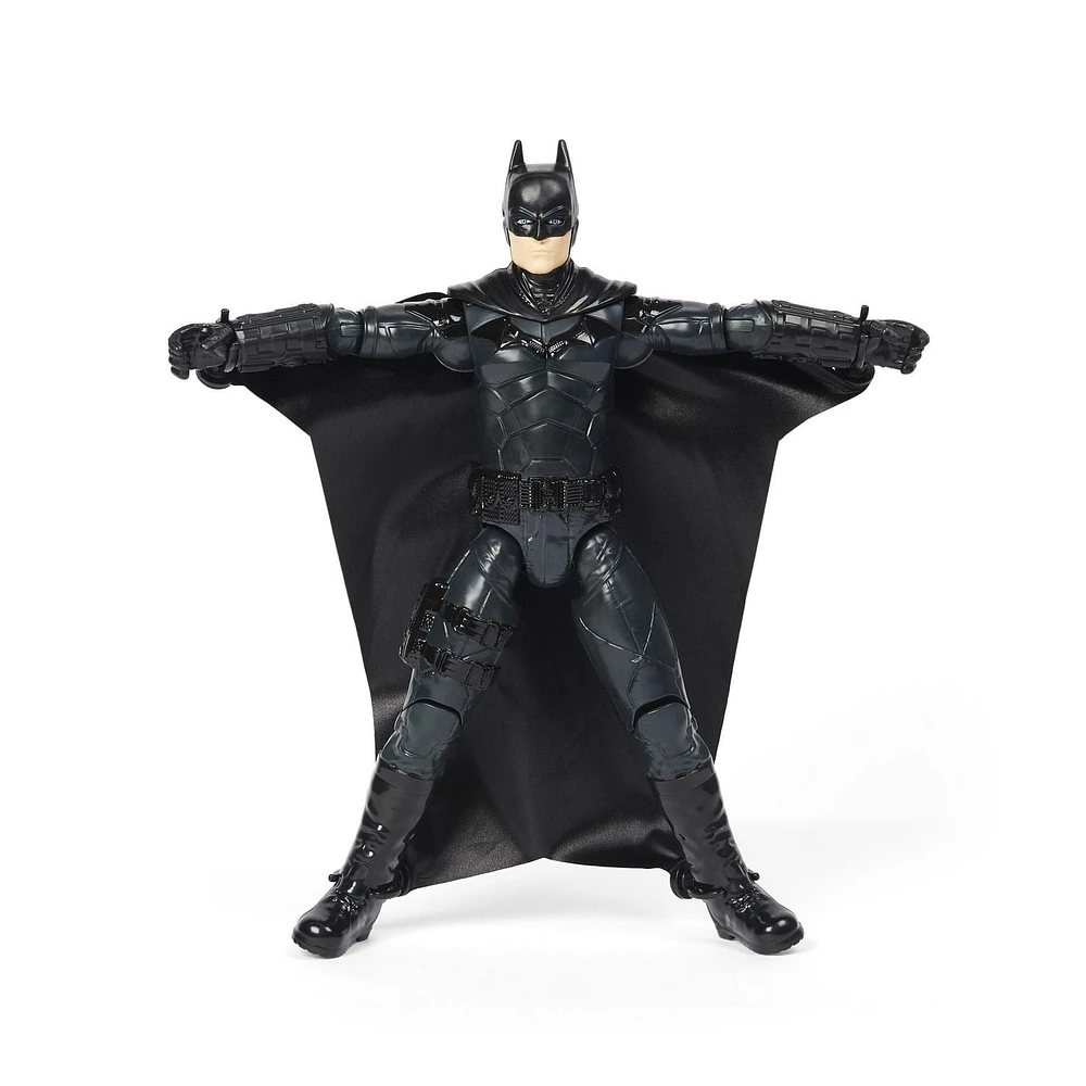 DC Comics, Batman 12-inch Wingsuit Batman Action Figure, The Batman Movie Collectible Kids Toys for Boys and Girls Ages 3 and up