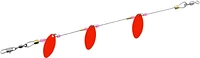 Gibbs G-0065-8NFO Willow Leaf Mini Troll #8, Nickel Fire Orange, Willow Leaf Mini Troll #8