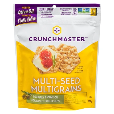 Crunchmaster Multi-Seed Crackers, Rosemary & Olive Oil