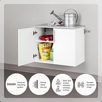 Prepac HangUps 2-Door Base Storage Cabinet