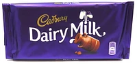 Cadbury's world famous pure Dairy Milk Chocolate made with the unique British recipe.