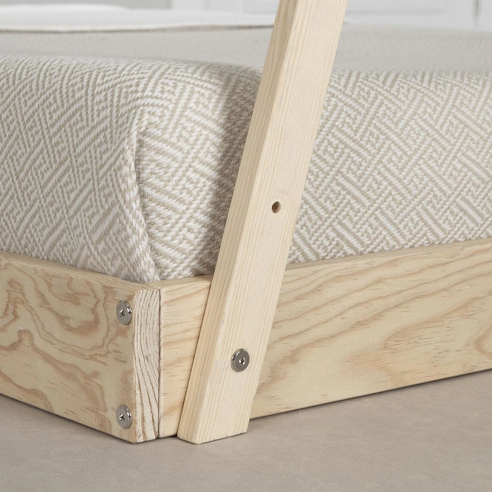 Lit en bois solide de la collection Sweedi South Shore