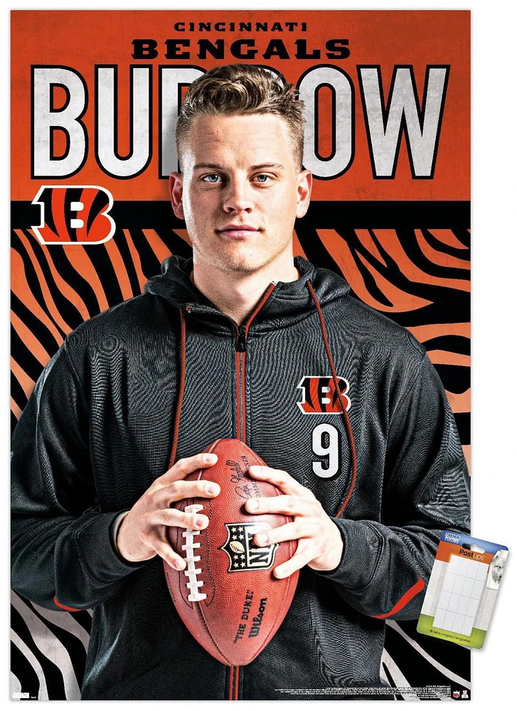 NFL Cincinnati Bengals - Joe Burrow Pose 20 Wall Poster, 14.725" x 22.375"