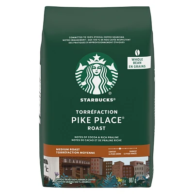 Starbucks PIKE PLACE Roast Coffee Whole Bean 907 g, 907 G