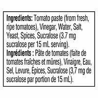 Ketchup aux tomates Heinz sans sucre ajouté Ketchup aux tomates Heinz