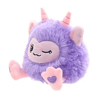 Façon de célébrer le monstre de 7 pouces Valentine Roly Poly pourpre