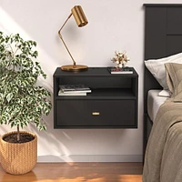 Prepac Table de chevet murale