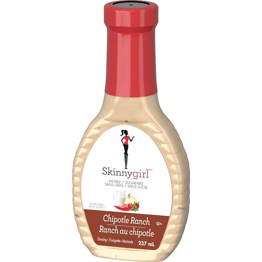 Skinnygirl, Chiptole Ranch, Fat-Free, Sugar-Free, Salad Dressing, 237mL