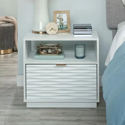 Sauder La Collection Morgan Main Chevet, Finition White