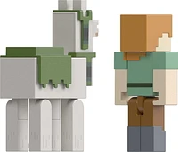 Figurines Alex et Llama Minecraft