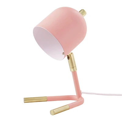 Lampe de travail en métal hometrends 22,9 cm, accents en laiton