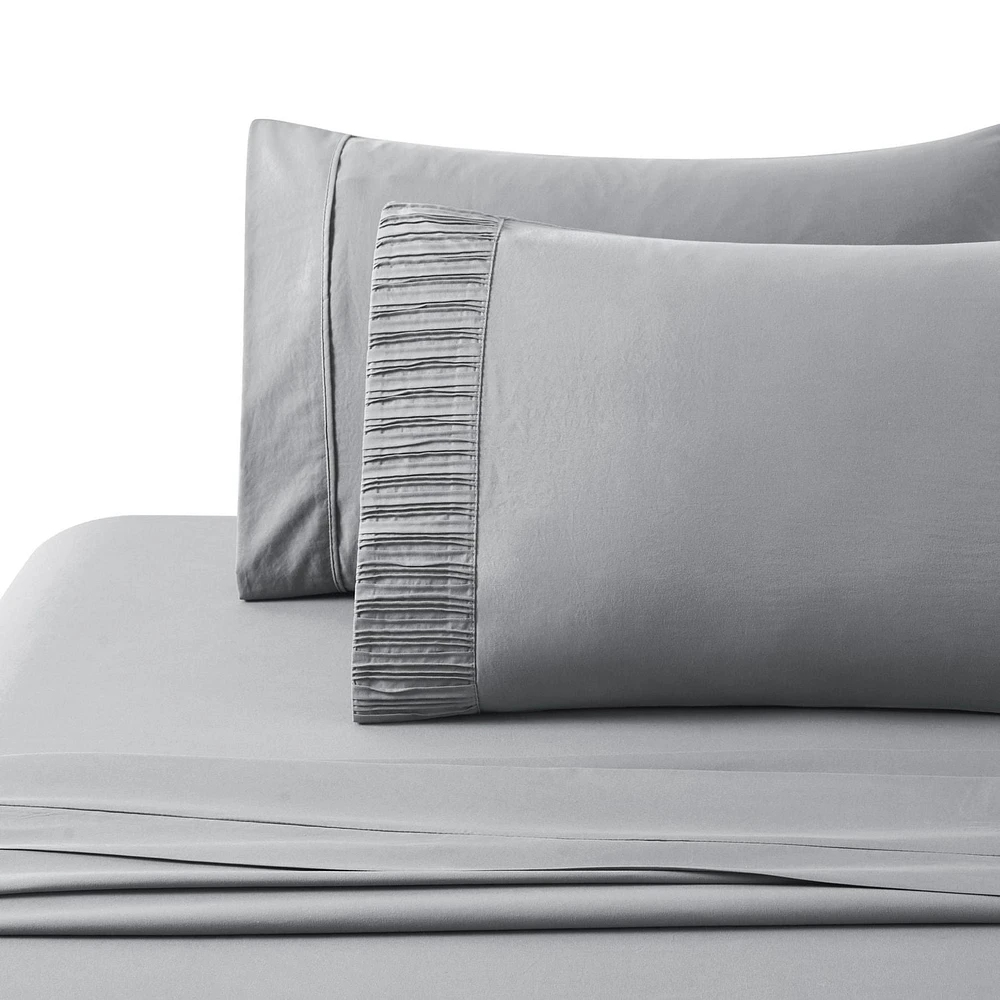 Marina Decoration Ultra Soft Silky Zipper Solid Rayon from Bamboo All Season Duvet Cover Set