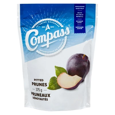 Compass Pitted Prunes, 375 g