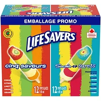 LIFESAVERS Ice Pops, Variety Pack  24 x 65 ml