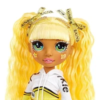 Rainbow High Cheer Sunny Madison – Poupée-mannequin jaune avec pompons