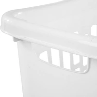 Sterilite Rectangular Open Hamper- White, Each
