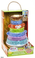 Spark Create Imagine Eco Wood Stacking Rings Toy, 8pcs, 8 piece set, ages 2+