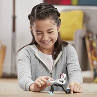 Marvel Spider-Man Bend and Flex  - Figurine flexible Ghost-Spider de 15 cm, incluant accessoire, pour enfants à partir de 6 ans